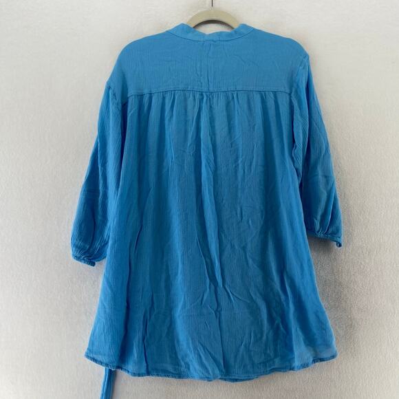 Eberjey Blue Sleep Shirt Size Medium - Picture 5 of 5
